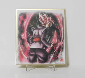 Goku Black Rose Dragon Ball Z Shikishi Art #03 Bandai Japan Mini Board US Seller - Foto 1 di 3