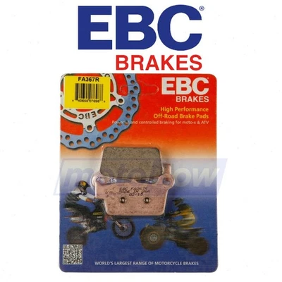 EBC Rear R Series Long Life Sintered Brake Pads for 2003-2021 Yamaha WR250F bg - Image 1 of 4