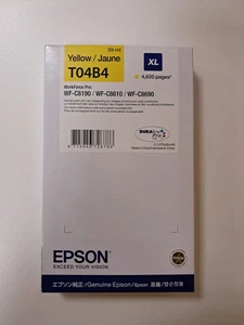 Originale Epson C13T04B44N / T04B4 XL Cartuccia di inchiostro giallo - Zdjęcie 1 z 2