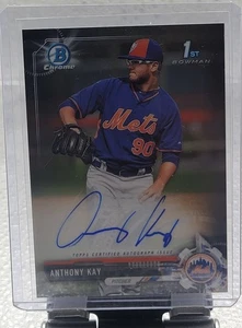 2017 Topps Bowman Chrome Anthony Kay 1. Bowman Autogramm! - Bild 1 von 2