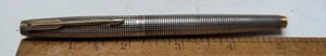 Parker 75 vintage fountain pen sterling silver broad stub nib 14k gold (b) - Picture 1 of 6