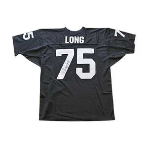 Howie Long Oakland Raiders Autographed Signed Custom Black Jersey (JSA COA) - Picture 1 of 4