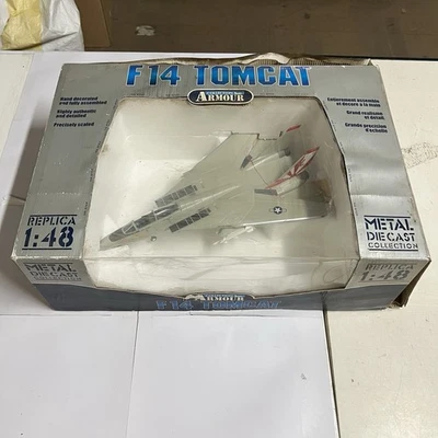F 14 Tomcat Armour Collection 1:48 Scale Metal Die Cast 98037 US Navy Sundowners - image 1 of 4