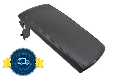 DEFECT 2013-2018 Lexus ES300h consola central cuero negro reposabrazos tapa OEM Foto 1 de 4