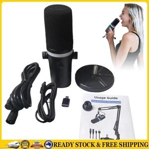 DE XLR/USB Dynamic Gaming Microphone RGB Dynamic Microphone for Streaming Record - Afbeelding 1 van 12