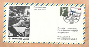 FIRST FLIGHT LUFTHANSA CARGO FDC JAN 6,1976 BERLIN - Picture 1 of 2
