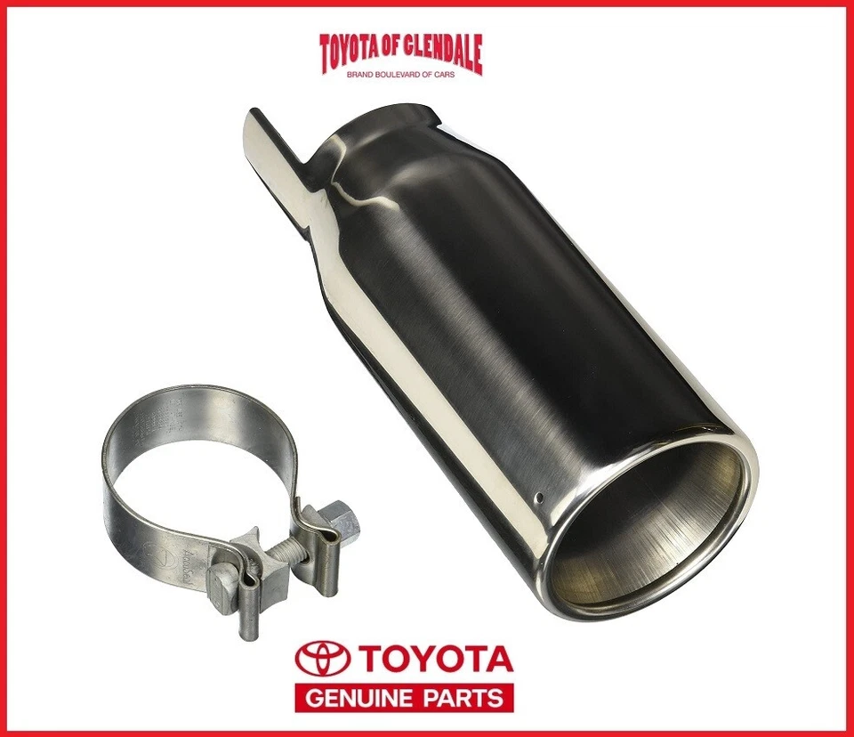 Toyota 4runner 2004-2009 punta de escape de acero inoxidable con abrazadera original OEM  Foto 1 de 1