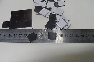 Magnets 100pcs16MMSQX2MM Self Adhesive Craft Photo Invitations WeddingS FREEPOST - Foto 1 di 3