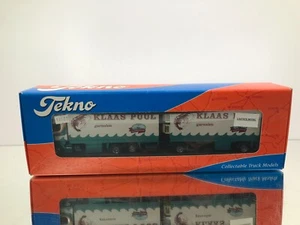 TEKNO HOLLAND 4407 SCANIA 124L 400 KLAAS PUUL TRUCK+TRAILER -1:50- GOOD IN BOX - Imagen 1 de 14