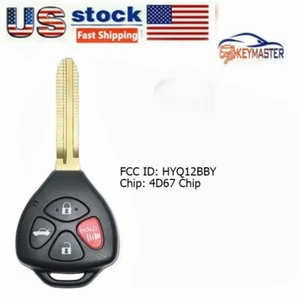 Keyless Smart Remote Key Fob for Toyota Camry 2006-2011 HYQ12BBY -4D67 Dot 4B - Picture 1 of 5