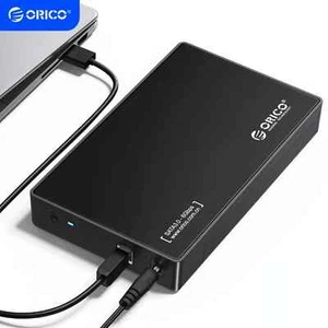 ORICO External HDD Enclosure 3.5" Sata USB 3.0 Hard Drive Case External Laptop - Picture 1 of 14