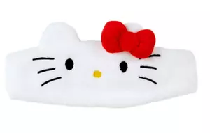 Nuevo JAPÓN Sanrio Hello Kitty Maquillaje Dima de Ducha Banda para el Cabello Lavado Facial Blanco - Imagen 1 de 2