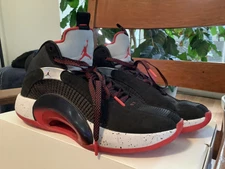 Nike Air Jordan XXXV 35 Men's Basketball Shoes Size 10.5 Black Red box Michael