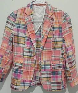 NEW $248 VINEYARD VINES BOYS SIZE 10 Patchwork Blazer Jacket - Picture 1 of 7