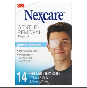 Gentle Removal Eyepatch, 14 Regular Eyepatches - Picture 1 of 2