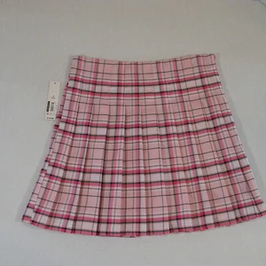 No Boundaries Tennisrock Junior Small (3-5) rosa Karomuster neu mit Etikett - Bild 1 von 14