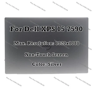 15.6" Dell XPS 15 7590 FHD LCD Display Non-Touch Screen Assembly Complete 3FKRX - Picture 1 of 8