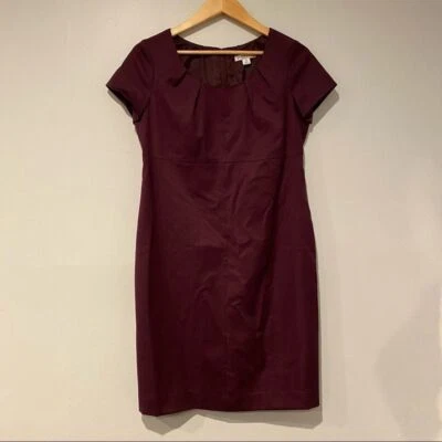 Pendleton Petite Purple Full Zip Back Casual Wool Blend Dress Size 10P - Image 1 of 4