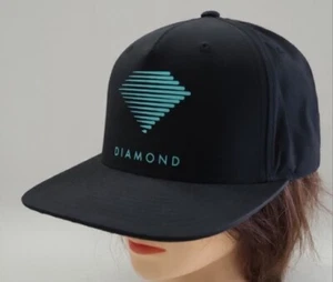 Diamond Supply Co. Snapback Baseball Hat Trucker Cap Black ⬇️ - Picture 1 of 17