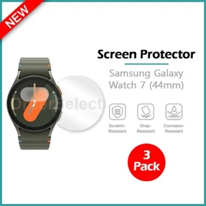 3-Pack LCD Clear HD Screen Protector for Android Samsung Galaxy Watch 7 (44mm) - Picture 1 of 4