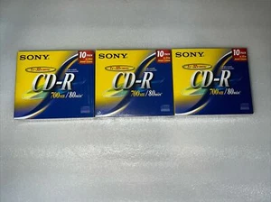 Sony High Speed CD-R 10 Pack 700 MB 80 min - Picture 1 of 3