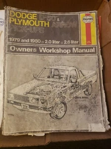 Haynes Manual 556 Dodge Ram 50, Plymouth Arrow, Mitsubishi Pickups 1979-1986 #34 - Picture 1 of 6