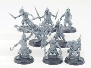 GW WARHAMMER AOS ORRUK HOBGROT SLITTAZ X 8. ASSEMBLED. GREEN 322 - Picture 1 of 4