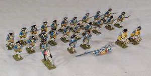 Model Soldier Lot Hand Painted 40mm 18th Century European Lead Figures Lot - Picture 1 of 9