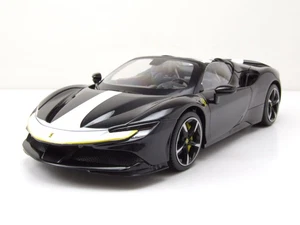 Ferrari SF90 Spider Assetto Fiorano Negro Coche a Escala 1:18 Bburago Signature - Imagen 1 de 11