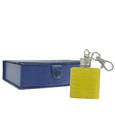 Mini frasco Bryant Park amarillo mostaza cocodrilo genuino 1 oz hecho en EE. UU. Foto 1 de 4