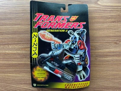 Transformers G2 1995 Road Pig Ninja lasercycles MOSC hasbro - Image 1 of 3