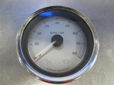 EB1125 2009 HARLEY DAVIDSON STREET GLIDE FLHX tacómetro calibre agrietado Foto 1 de 4