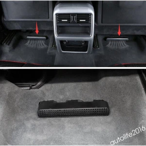 Cubierta de rejilla de salida de conducto de aire por suelo térmico asiento para Audi Q7 Q8 2016-2020 - Imagen 1 de 7