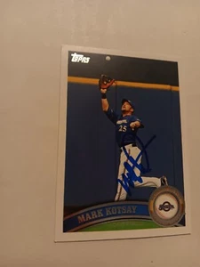 MARK KOTSAY SIGNED AUTOGRAPHED MLB TOPPS BBALL CARD MARLINS PADRES BREWERS - Picture 1 of 1