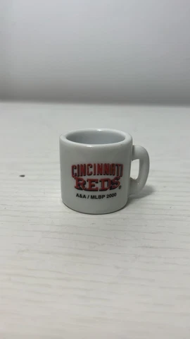 Vintage MLB Baseball Mini Coffee Cup Mug 1.25" Collectible Miniature Cover