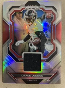 2022 Prizm-DRAKE LONDON WR/FALCONS-Rookie Jersey Card#PJ-DL - Picture 1 of 2