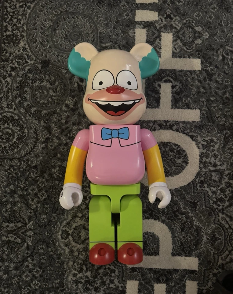 Medicom x los Simpson Krusty el Payaso Bearbrick 1000% Súper raro  Foto 1 de 4