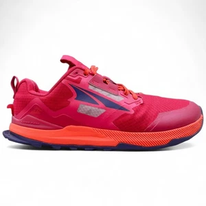 Altra Lone Peak 7 Womens 7.5 Red Coral Trail Running Shoes Athletic Minimalist - Picture 1 of 14