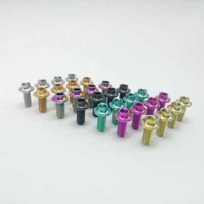 4 PIEZAS M5x12mm Titanio TI Portabotellas Perno Bicicleta Bicicleta Botella de Agua Jaula Tornillo Foto 1 de 3