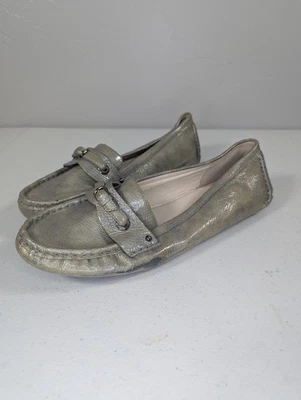 Zapatos planos de conducción Lacoste Rima Ice Silver gris niebla 8,5 Foto 1 de 4