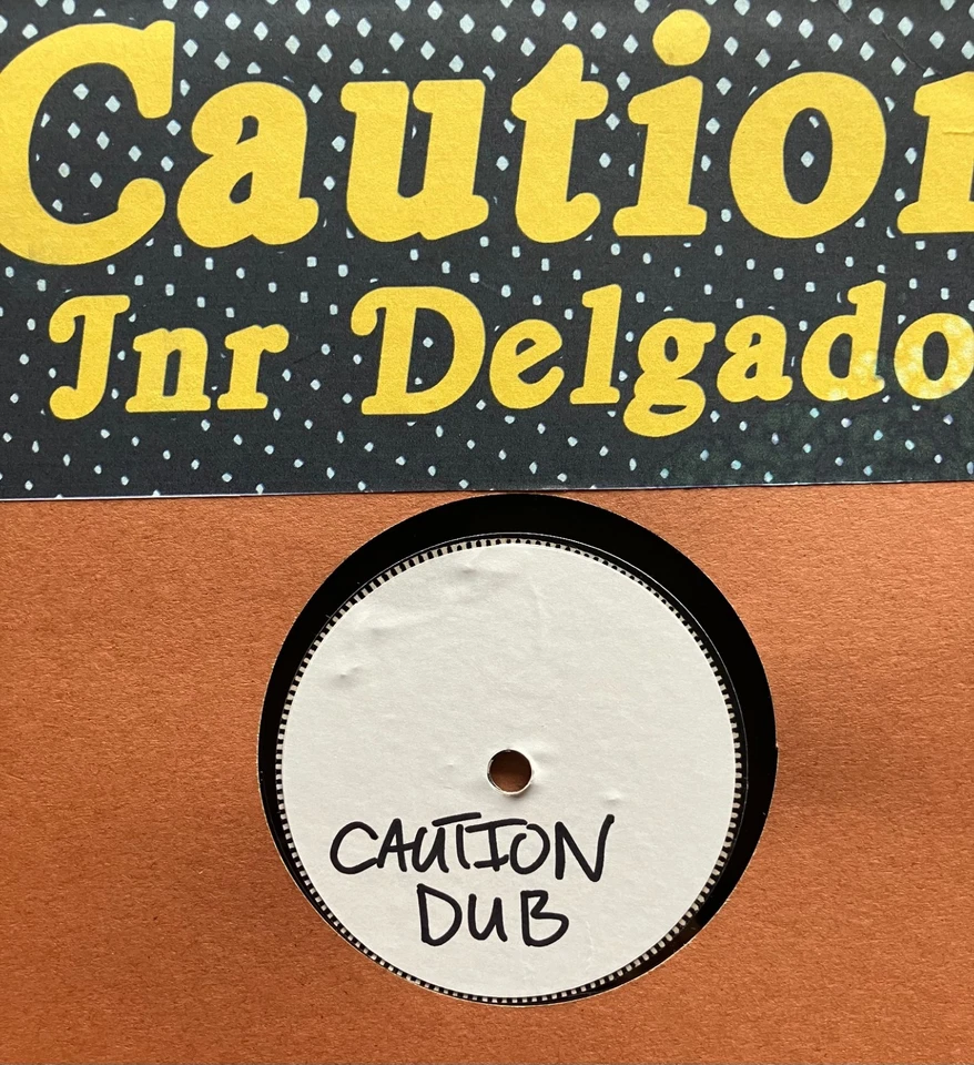 Jnr Delgado - Caution + Dub  / unrleased Dubplate  10" Polyvinyl LISTEN - Image 1 of 1