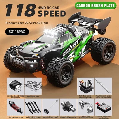 ZLL SG118 PRO 1:16 35km/h 4WD RC Car High Drift Speed Off Road Vehicle Toy Car - Image 1 of 4