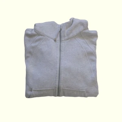 LULULEMON CROPPED ACTIVE WORKOUT 1/4 ZIP SWEATSHIRT GRAY 2022 WOMENs SZ M/L - Image 1 of 4