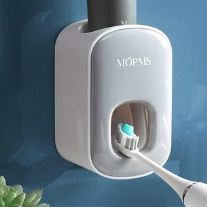Toothpaste Dispenser Wall Mounted for Bathroom Automatic Toothpaste Squeezer ... - Picture 1 of 9