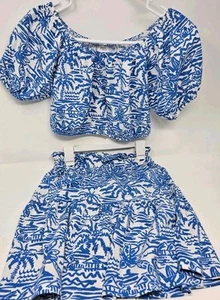 Zara Girls Crop Top And Skirt Set Size 13-14 (164cm) - Picture 1 of 13