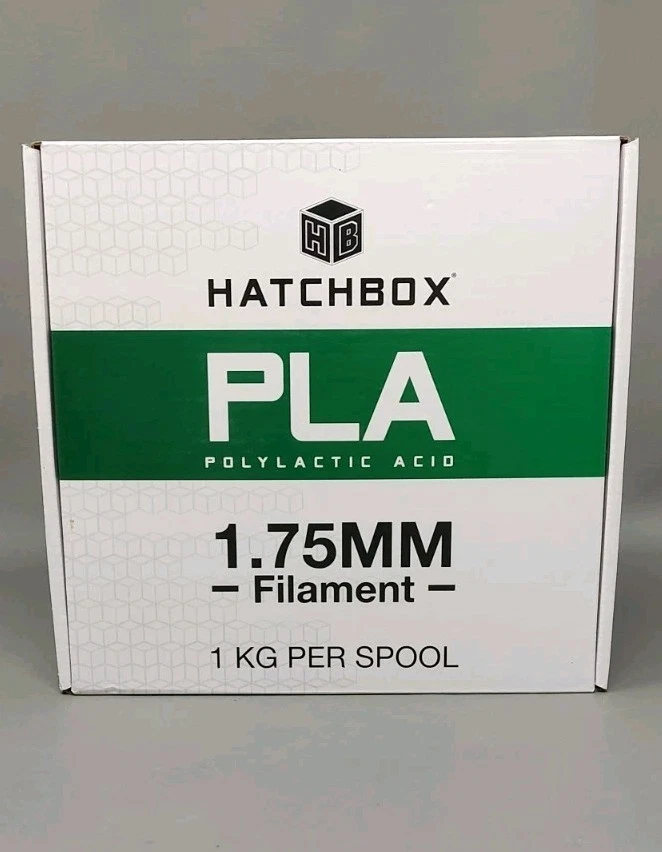 HATCHBOX PLA 1.75 mm 3D Printer Filament in Green 1kg Spool