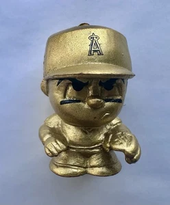TeenyMates MLB Series 6 Metallic Gold Mike Trout Los Angeles Angels 1:512 RARE - Picture 1 of 3