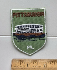 Distintivo toppa ricamato verde souvenir Three Rivers Stadium Pittsburgh PA souvenir - Foto 1 di 3