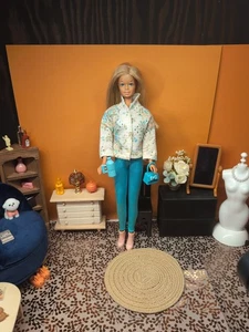 Vintage Barbie Clone Outfit - Jumpsuit, Jacket, Boots, Purse, Beverage  - Picture 1 of 22