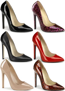Devious SEXY-20 Sexy Night Club Leopard Print Stiletto 5 Inch High Heel Pump - Picture 1 of 18